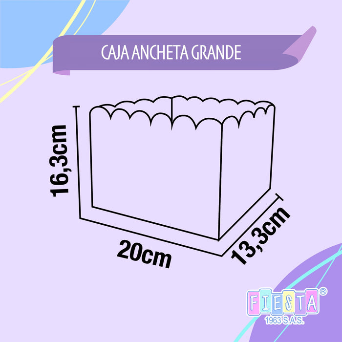 Caja Ancheta Grande La mejor Mama del Mundo Negra x 1 unidad