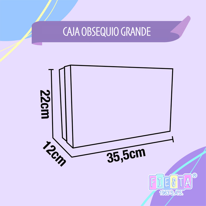 Caja Obsequio Grande Premium Felicidades x 1 Unidad