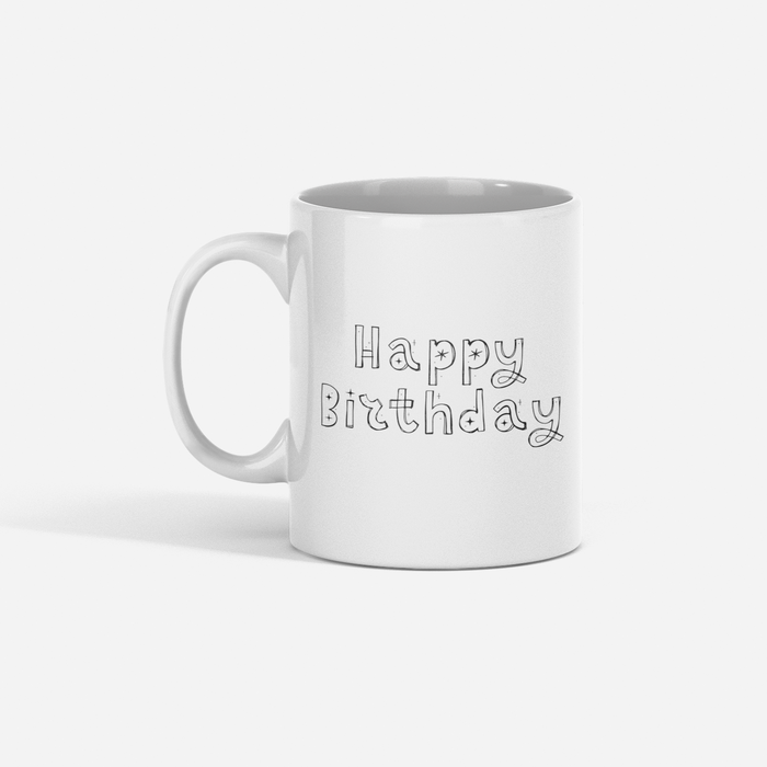 Mug Happy Birthday 11 Oz Ref. 78 x 1 Unidad