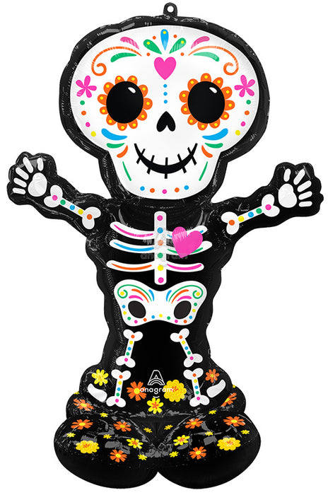 Airloonz Catrina Dia de los Muertos 52" Anagram x 1