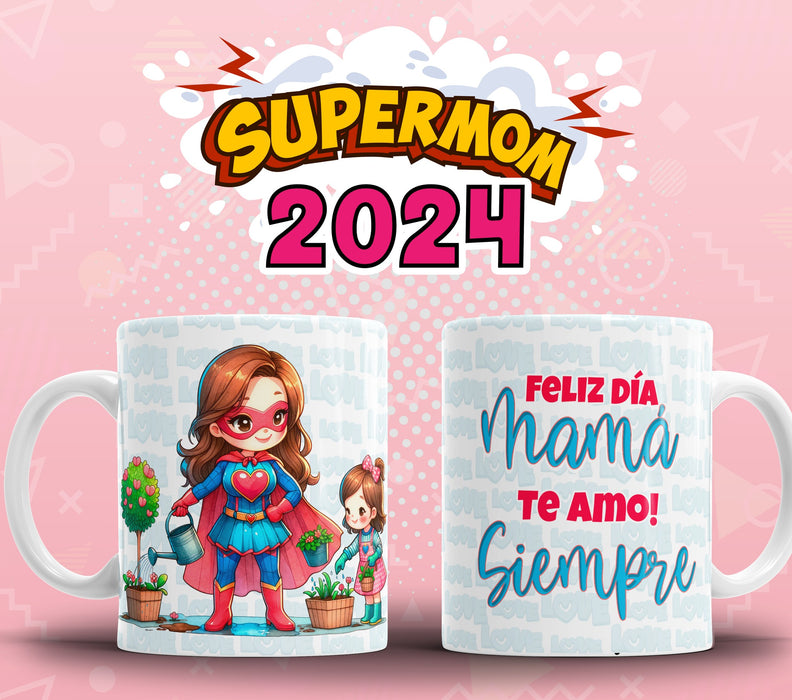 Mug Feliz Dia De La Madre 11 Oz Ref. 14 x 1 Unidad