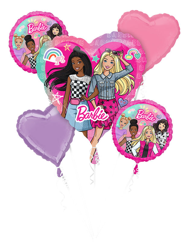 GENERICO Set de Globos Barbie 5 piezas