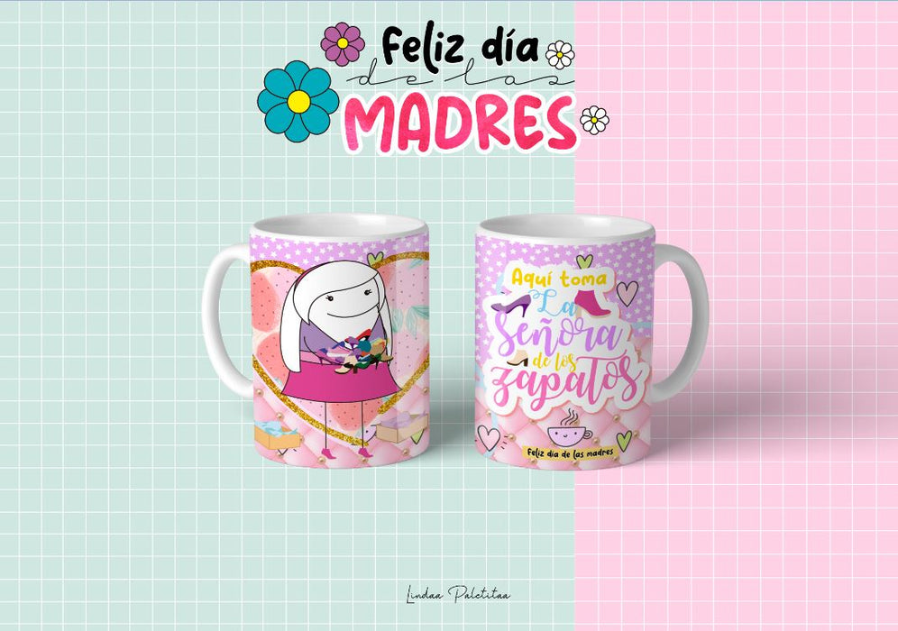 Mug Feliz Dia De La Madre 11 Oz Ref. 35 x 1 Unidad