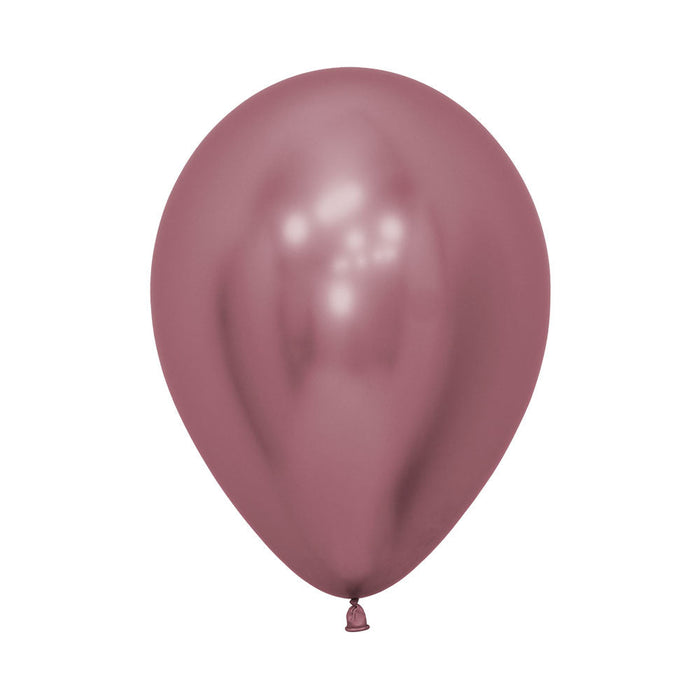 Globo Reflex R12 x 12 unidades color Rosado