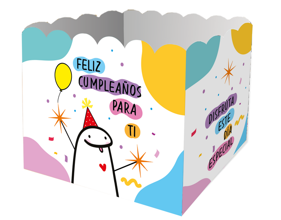 Caja Ancheta Pequeña N Flork Feliz Cumpleaños x 1 unidad