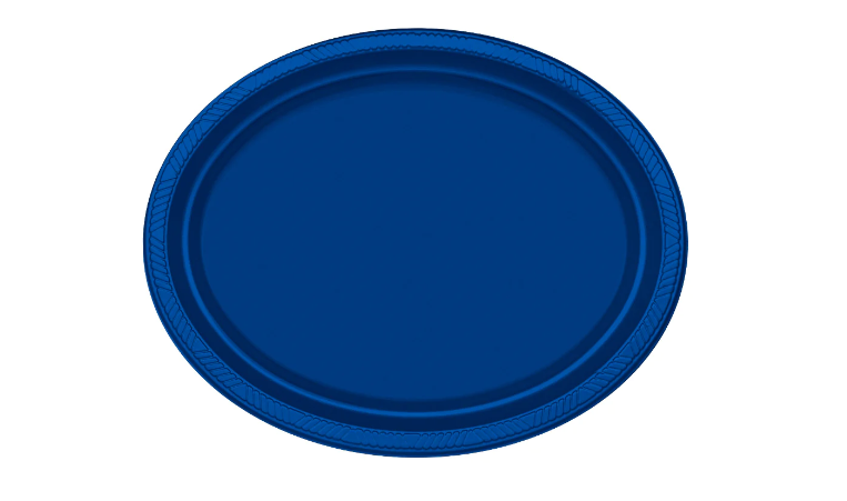 Bandeja Deluxe Oval Azul Rey x 5 Unidades Sempertex