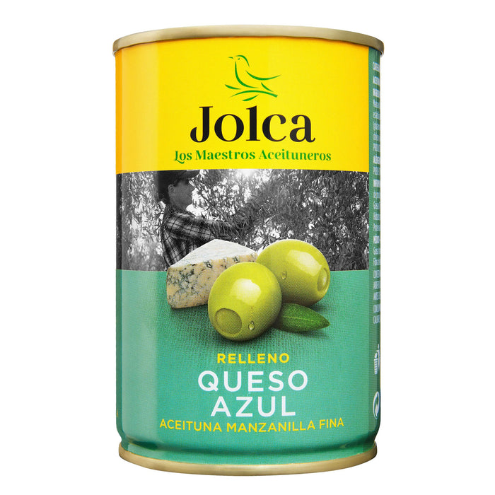 Aceitunas Verdes Manzanilla Rellenas de Queso Azul 130 Gr