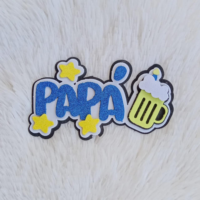 Pin Vaso de cerveza Feliz Dia Papá paq x 1 Unidad