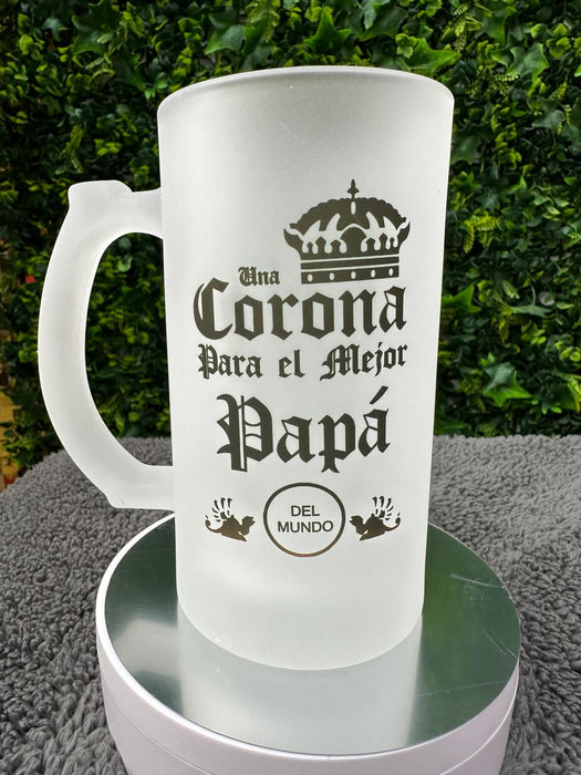 Jarro Cervecero Opalizado Mensaje Padre Ref. 3 x 1 Unidad