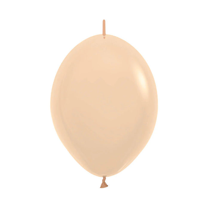 Globos Durazno Malibu Pastel Mate LOL 12" X 50 Globos