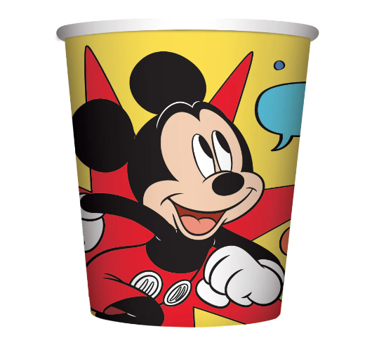 Vaso 9 Oz Mickey X 8 Unidades Sempertex