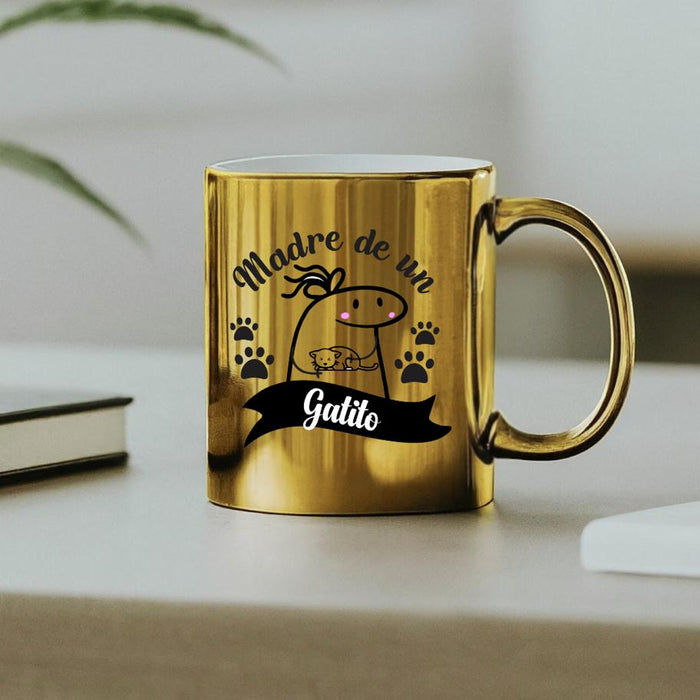 Mug Dorado Espejo  Madres 11 Oz Ref. 11 x 1 Unidad