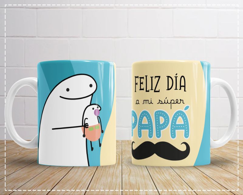 Mug Feliz Dia Padres 11 Oz Ref. 5 x 1 Unidad