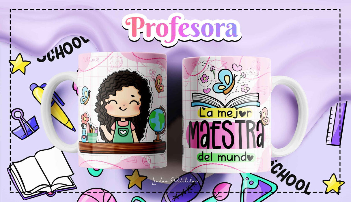 Mug Feliz Dia del Maestro 11 Oz Ref. 3 x 1 Unidad