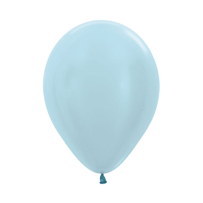 440 Satin Azul R12 X 12 Globos