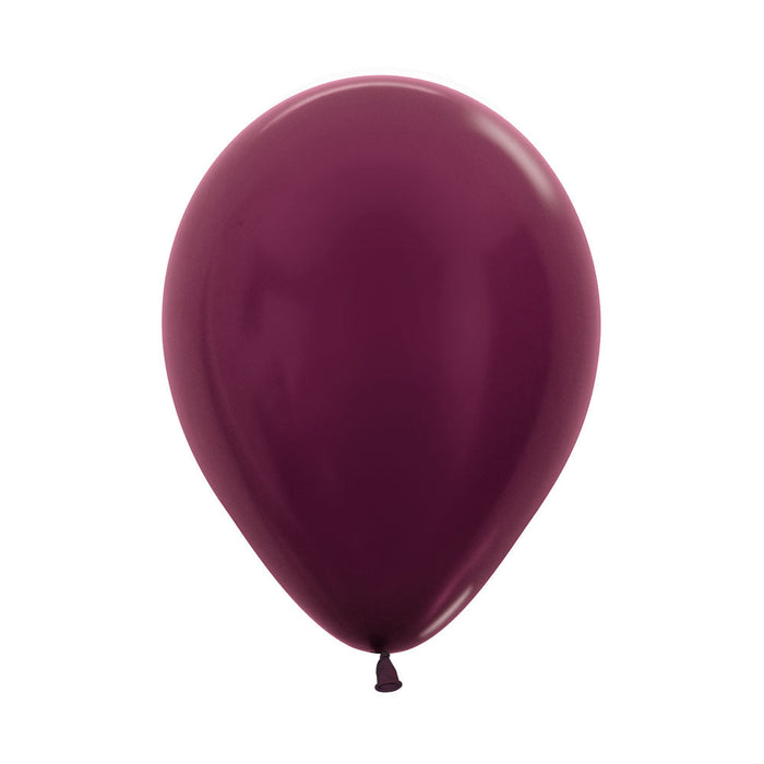 518 Globo Metal Vinotinto R9 X 50 Globos