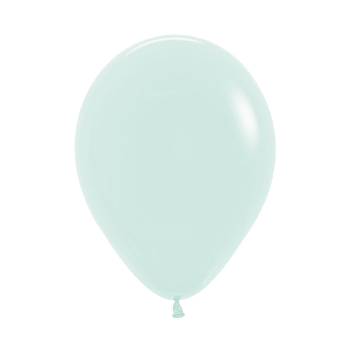 630 Verde Pastel Mate R9 x 12 Globos