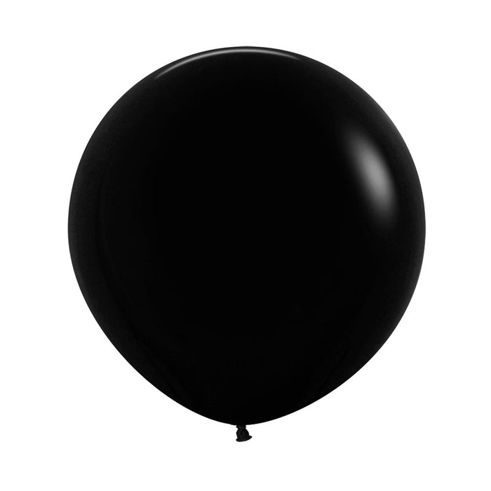 080 Negro Fashion R36 x 2 Globos