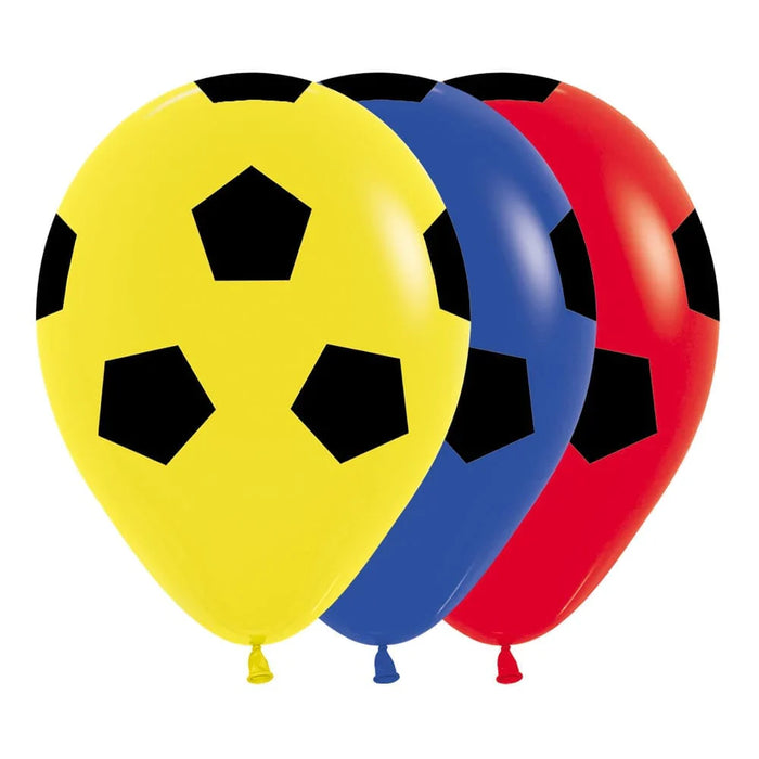 Globo Infinity Fashion Balón de Futbol Tricolor R12 x 50 Globos