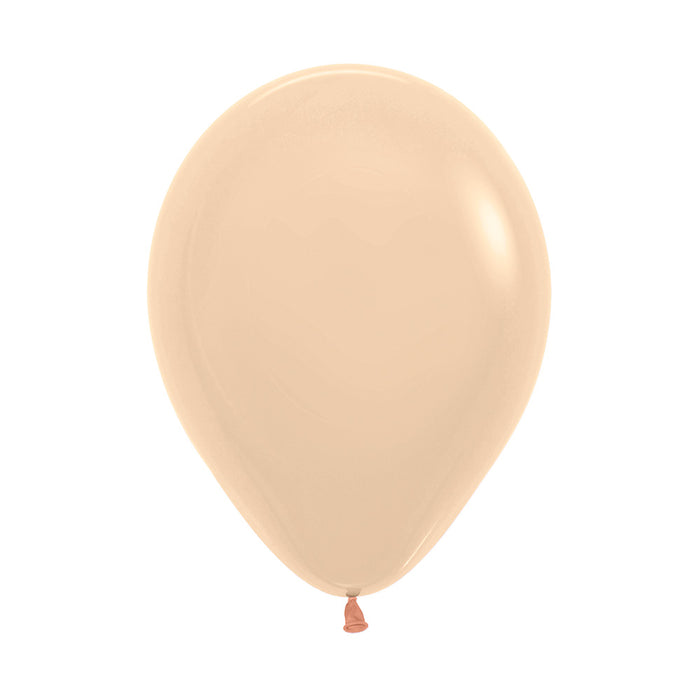 Globo Durazno Malibu Pastel Mate R12 x 12 Globos