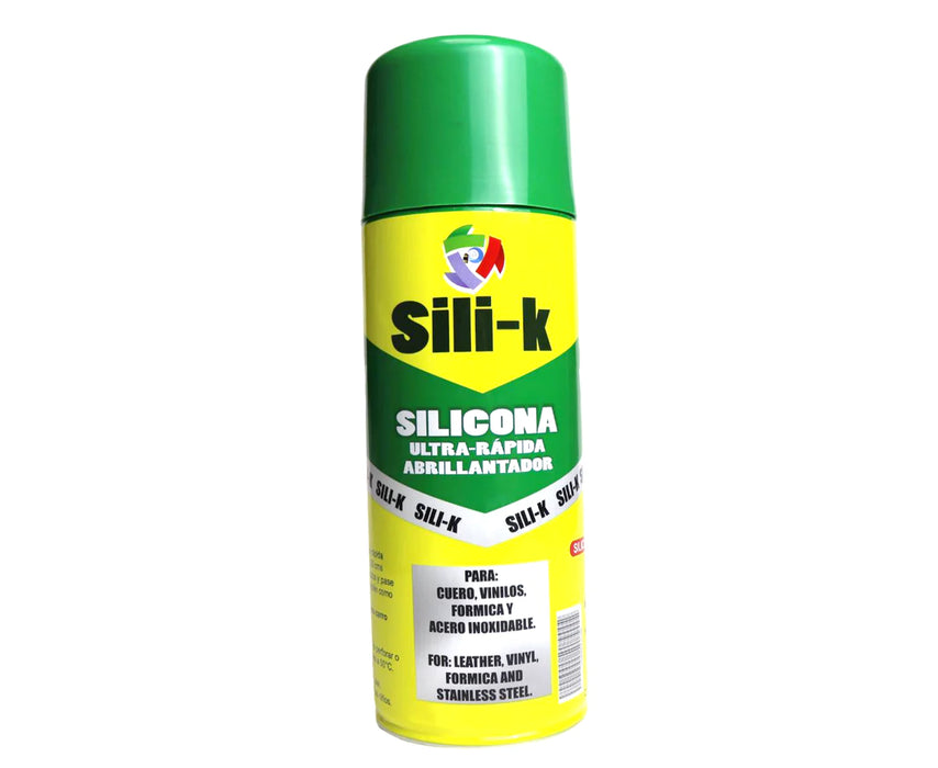 Silicona Ultra Rapida Abrillantadora Sili K Limon 378 cm³