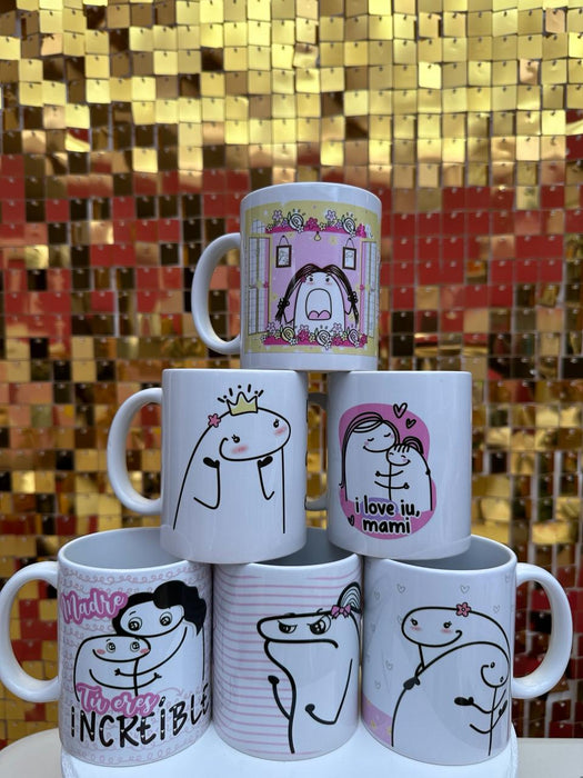 Mug Feliz Dia De La Madre 11 Oz Surtidos Caja x 12