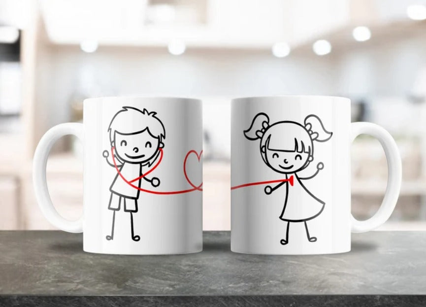 Mug Parejas 11 Oz Ref. 2 x 2 Unidad