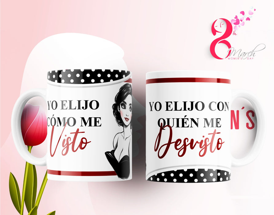 Mug Día de la Mujer 11 Oz Ref. 4 x 1 Unidad