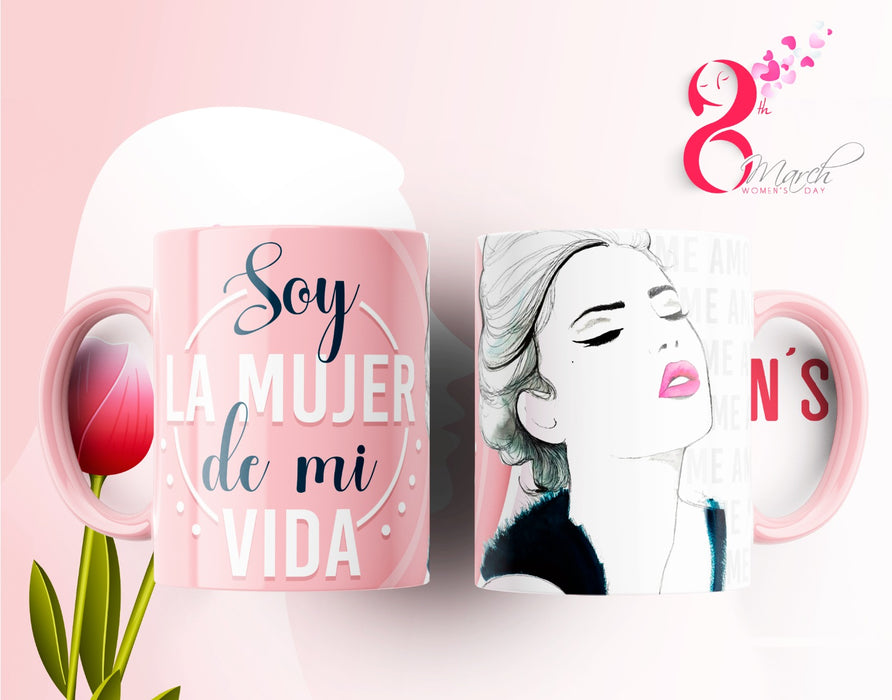 Mug Premium Día de la Mujer 11 Oz Ref. 4 x 1 Unidad