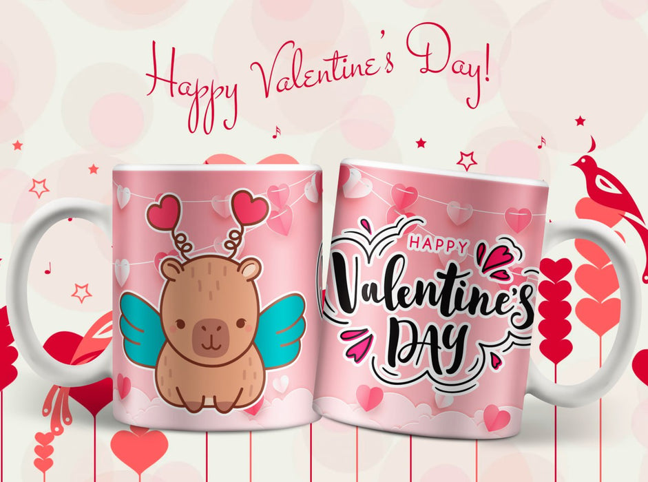 Mug San Valentin Capibara 11 Oz Ref. 11 x 1 Unidad