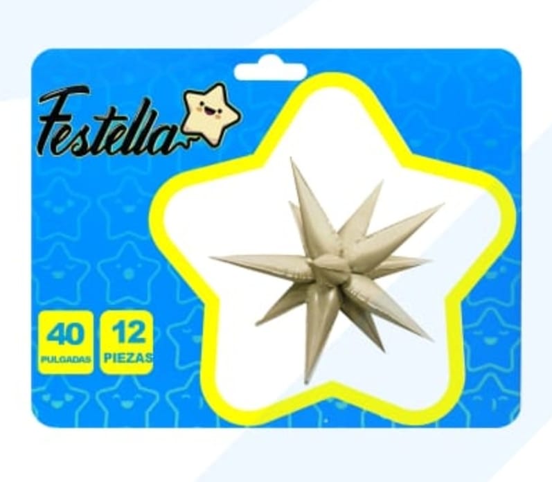 Globo estrella Magica 40" Caramelo Festella