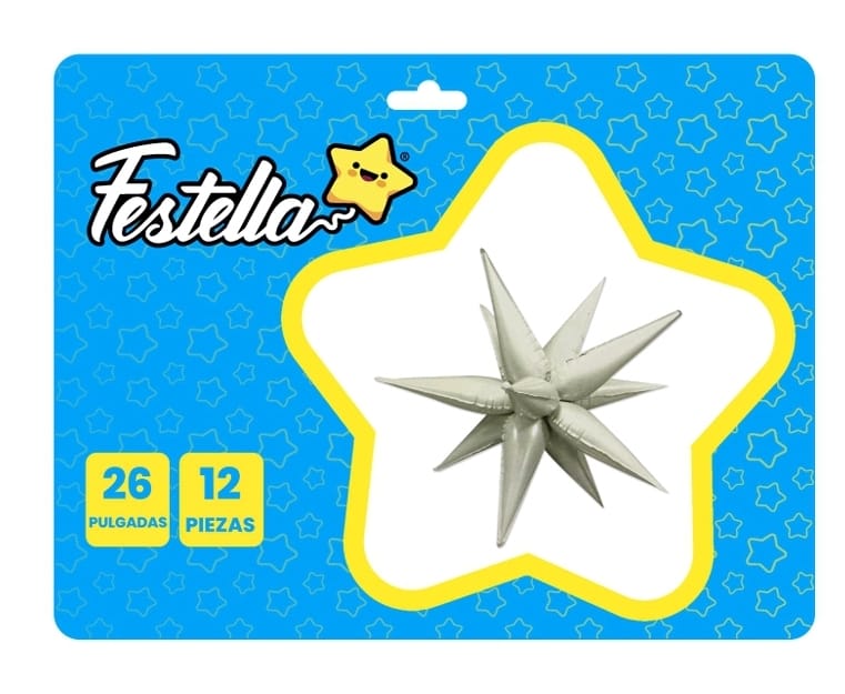 Globo estrella Magica 26" Crema Festella