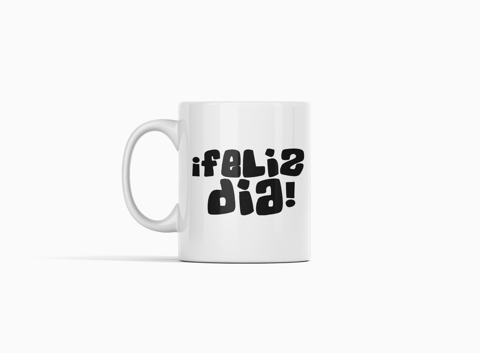 Mug Feliz Día 11 Oz Ref. 4 x 1 Unidad