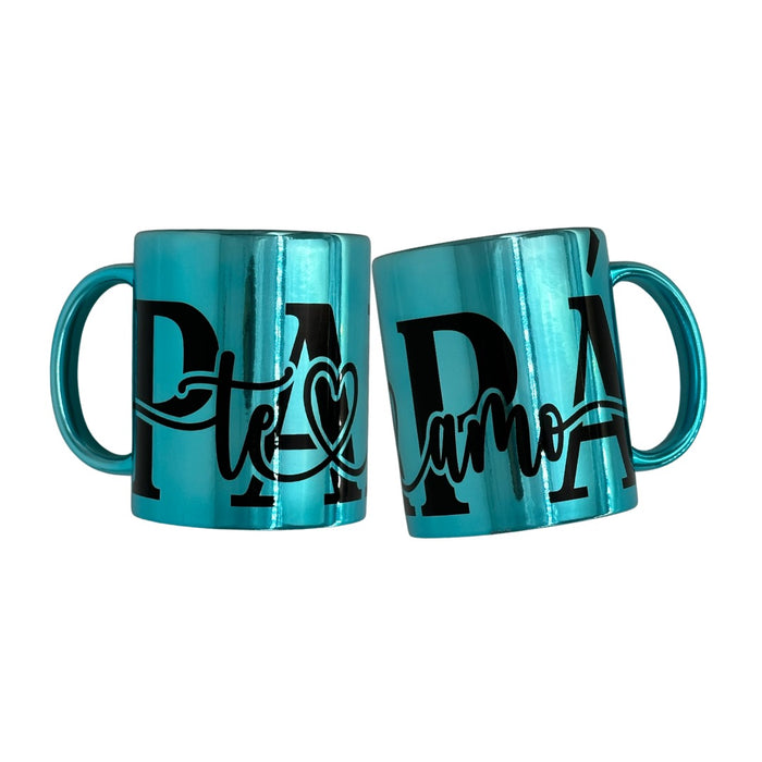 Mug Azul Espejo Padre 11 Oz Ref. 3 x 1 Unidad