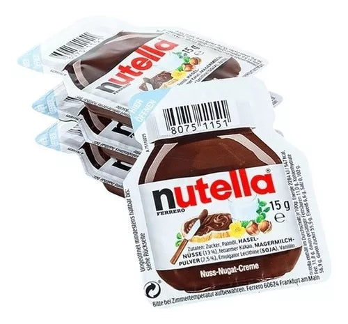 Crema de Avellanas Nutella Sobre de 15 gr x UNIDAD