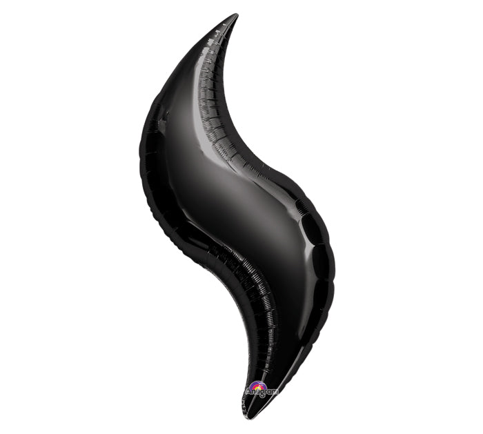 Globo Curves 36" Negro x 1