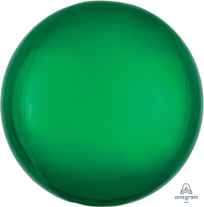 Globo Orbz Verde Esmeralda 16"