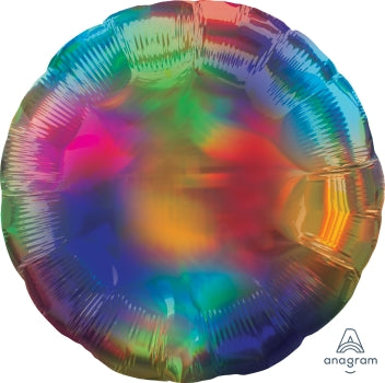 Round Iridiscente 19"� Anagram Rainbow