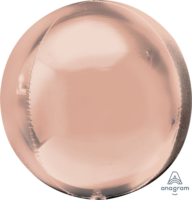 Globo Orbz Jumbo Rose Gold 21"