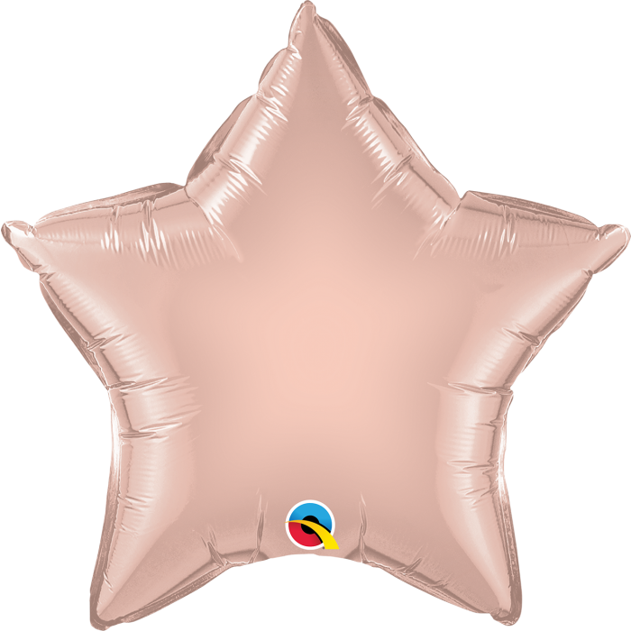 Globo Estrella 20" Qualatex Rose Gold