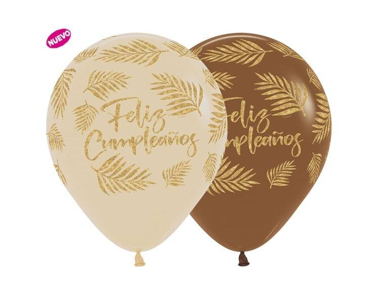 Globos Feliz Cumpleaños Radiante Colores Fashion (12 uds.)✔️ por sólo 3,59  €. Envío en 24h. Tienda Online. . ✓.  Artículos de decoración para Fiestas.