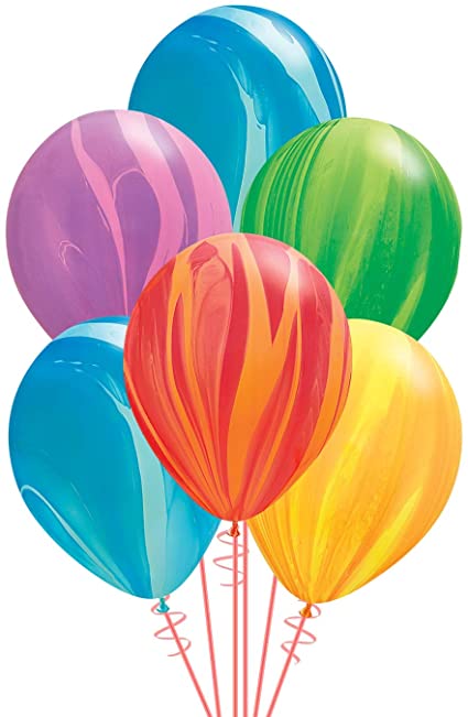 Globos Agata Rainbow 11" x  100 Unidades