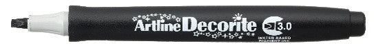 Marcador Artline Decorite 3.0 Negro