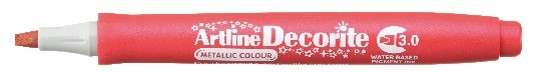 Marcador Artline Decorite 3.0 Rojo