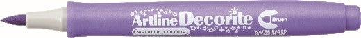 Marcador Artline Decorite Brush Pastel Purpura