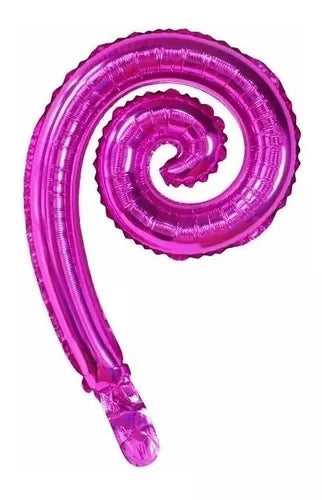 Globo Kurly Espiral Violeta 17" Festella