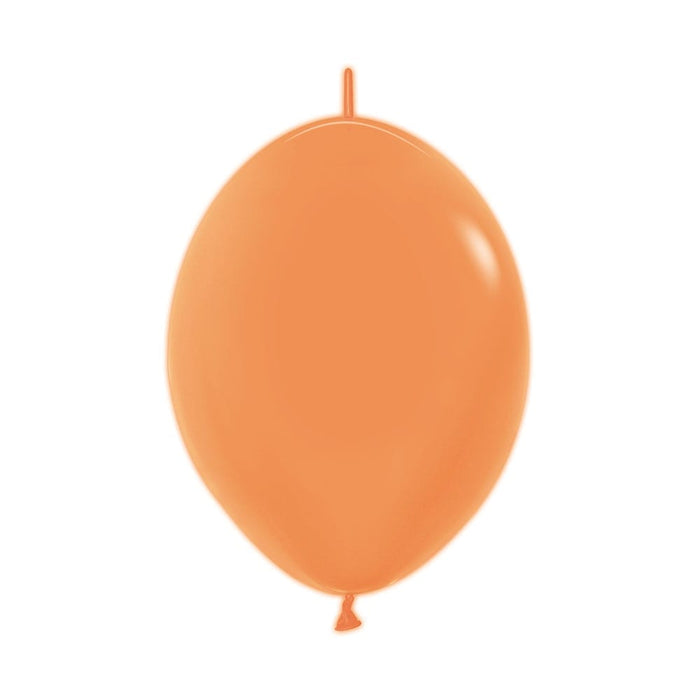 Globo Neon Naranja LOL 12" X 50 Globos