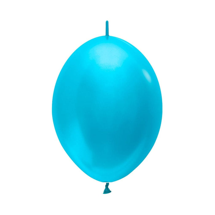 438 Satin Azul Caribe LOL 12" X 50 Globos