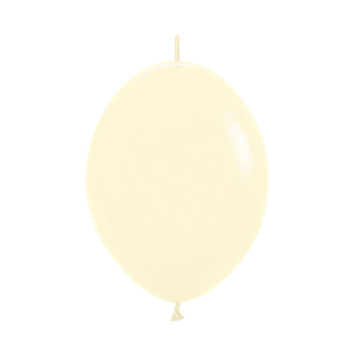 620 Amarillo Pastel Mate LOL 12" X 50 Globos