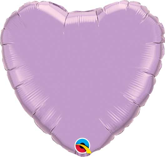 Globo Corazón 18" Qualatex Lavanda